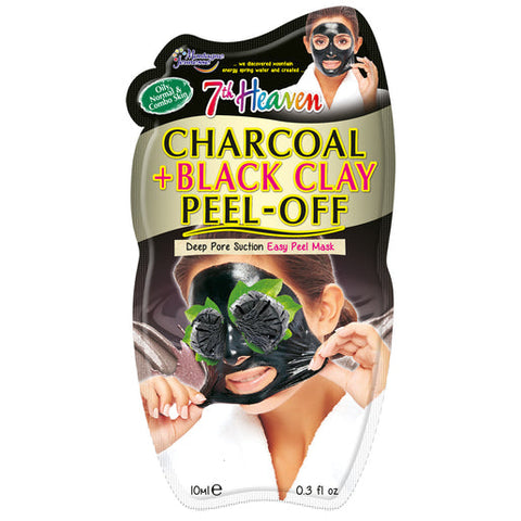 7th Heaven Charcoal & Black Clay Peel Off Mask 10 ml