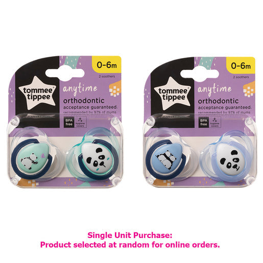 Tommee Tippee Closer to Nature Anytime Soothers 0-6 months 2 pack
