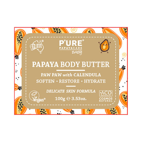 P'URE Papayacare Baby Body Butter 100 g