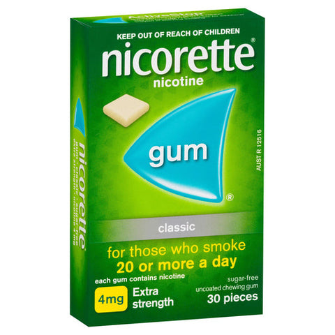 NICORETTE® Gum Classic 4mg 30 pack