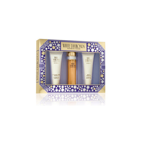 Elizabeth Taylor White Diamonds EDT 100mL Gift Set 3 piece set