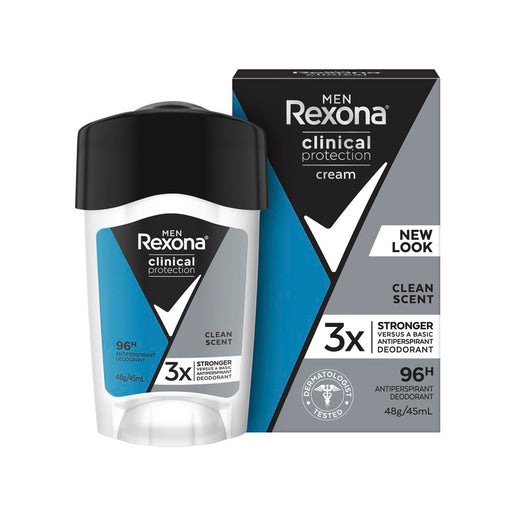 Rexona Men Clinical Protection Antiperspirant Deodorant Clean Scent 45 ml