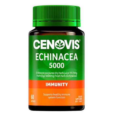 Cenovis Echinacea 5000 for Immune Support 60 capsules