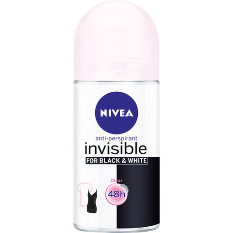 NIVEA Antiperspirant Roll-On Deodorant Invisible Clear 50 ml