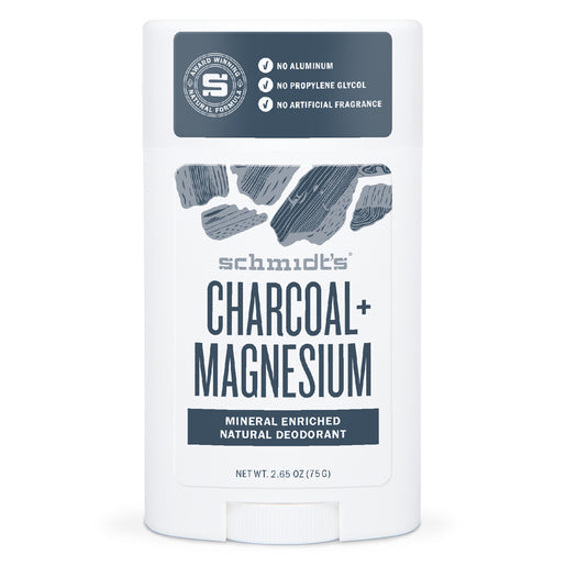 SCHMIDTS Charcoal + Magnesium Natural Deodorant Stick 75 g