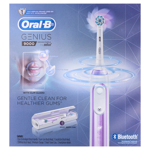 Oral-B Genius 9000 Orchid Electric Toothbrush Purple 1 ea