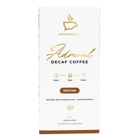 BEFOREYOUSPEAK Adrenal Reset Mocha 5g 30 pack