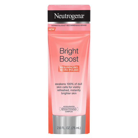 Neutrogena® Bright Boost™ Resurfacing Micro Face Polish with Glycolic and Mandelic AHAs 75 ml
