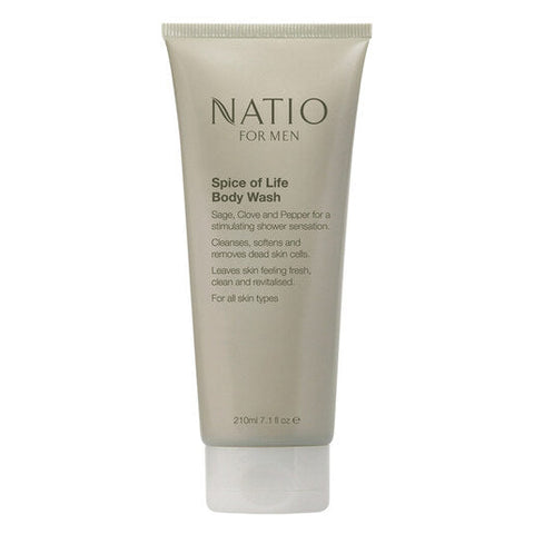 Natio Men's Spice Of Life Body Wash 210 ml