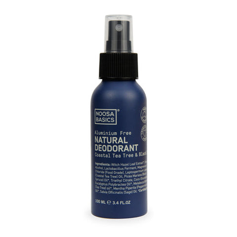 NOOSA BASICS Natural Deodorant Spray - Coastal Tea Tree & Black Spruce 100 ml