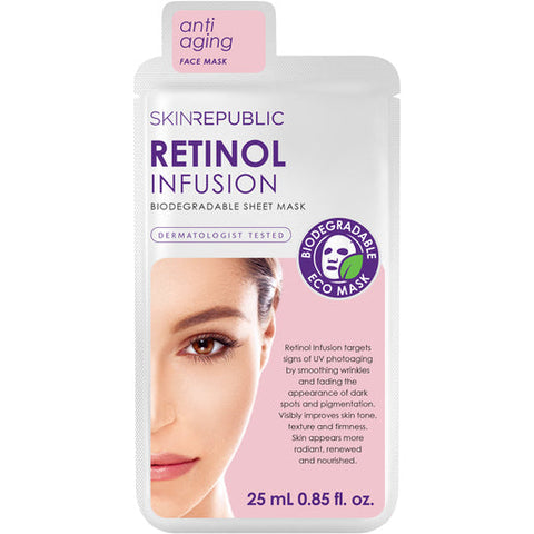 Skin Republic Retinol Infusion Biodegradable Sheet Mask 25 ml