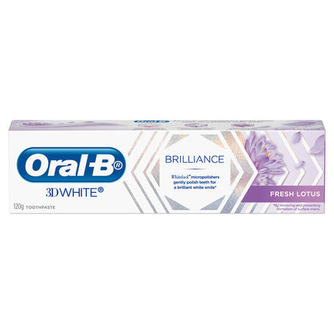 Oral-B 3D White Brilliance Fresh Lotus Toothpaste 120 g