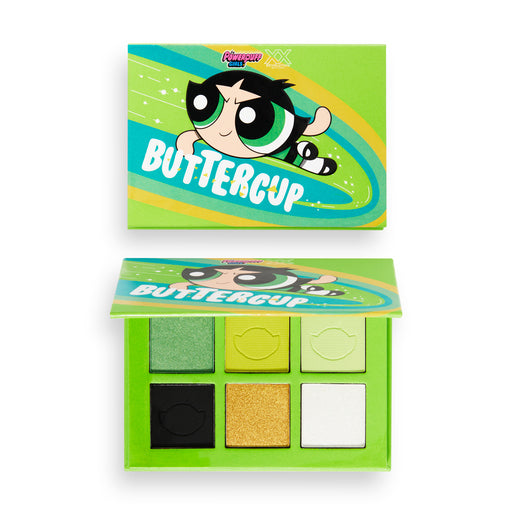 REVOLUTION XX x Powerpuff Girls Buttercup Power Shadow Palette 1 ea
