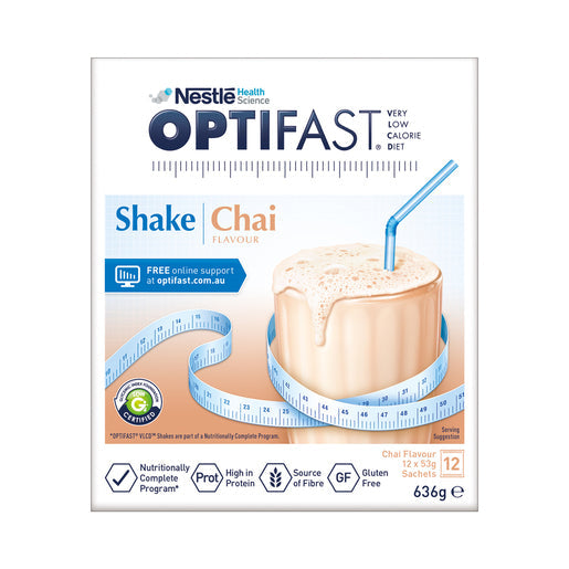 Optifast VLCD Shake Chai Flavour 12 pack