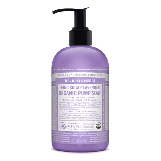 DR. BRONNER'S Lavender Organic Pump Soap 355 ml