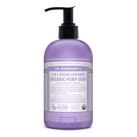 DR. BRONNER'S Lavender Organic Pump Soap 355 ml
