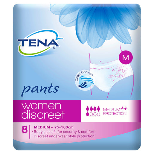 Tena Pants Women Discreet Medium 8 pack