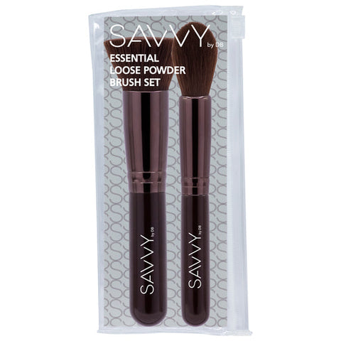 SAVVY by DB Loose Powder Brush Set 2 pack