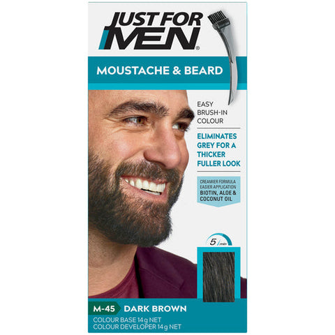 Just For Men Moustache & Beard Colour Dark Brown 40 ml