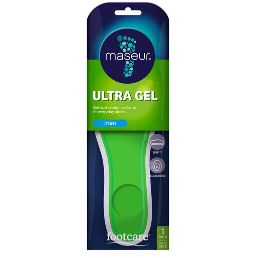 Footcare Men's Ultra Gel Full Insoles 1 pair