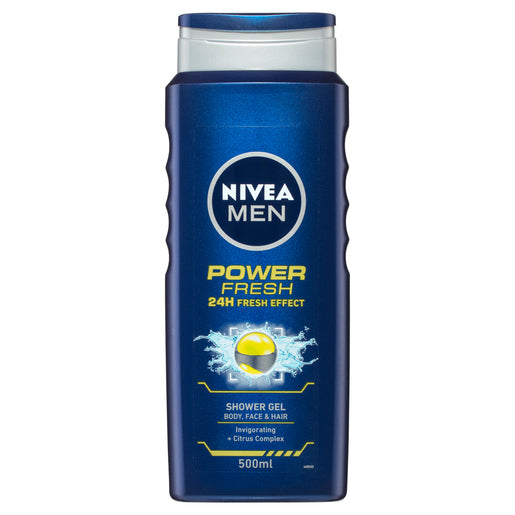 NIVEA MEN Power Fresh Shower Gel 500 ml