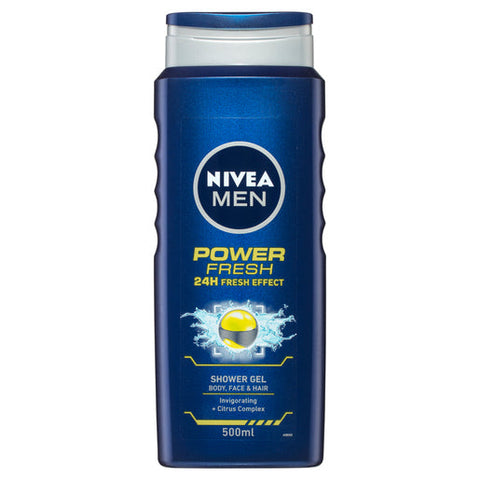 NIVEA MEN Power Fresh Shower Gel 500 ml