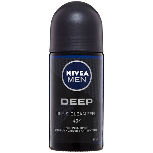 NIVEA Men Antiperspirant Roll On Deodorant Deep 50 ml