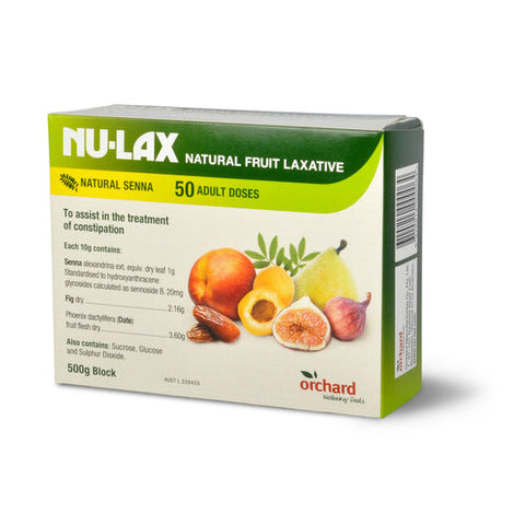 Nu-Lax Fruit Laxative Block 500 g