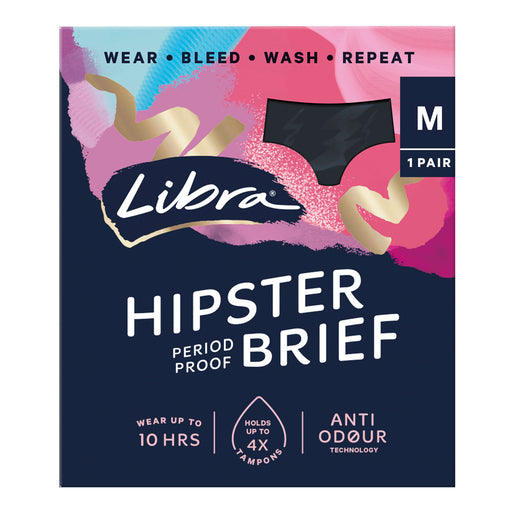 Libra Reusable Hipster Brief Medium 1 pair