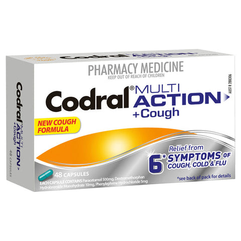 CODRAL® Multi-Action + Cough 48 capsules