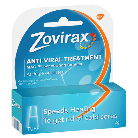 Zovirax Cold Sore Cream Tube 2 g