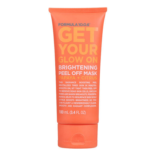 Formula 10.0.6 Get Your Glow On, Brightening Peel Off Face Mask 100 ml
