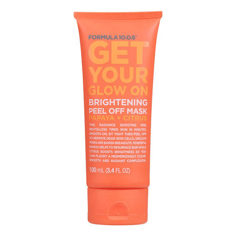 Formula 10.0.6 Get Your Glow On, Brightening Peel Off Face Mask 100 ml