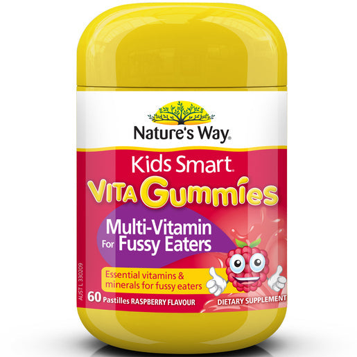 Nature's Way Kids Smart Vita Gummies Multi-Vitamin for Fussy Eaters 60 gummies