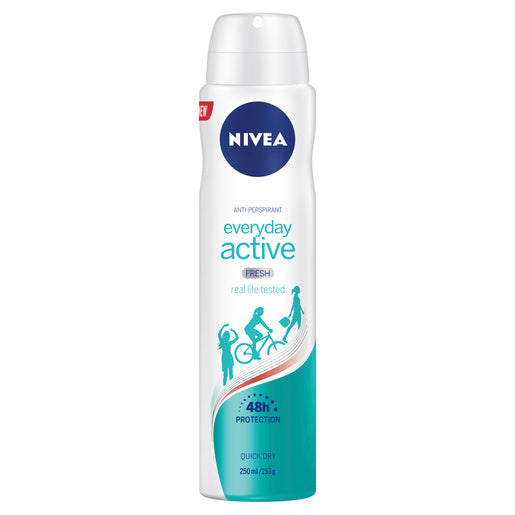 NIVEA Antiperspirant Deodorant Everyday Active Fresh 250 ml