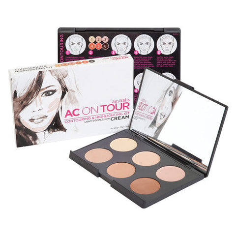 Australis AC On Tour Cream Contouring & Highlighting Light 21 g