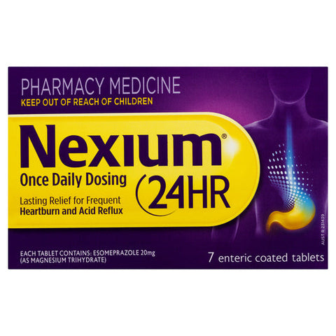 NEXIUM 24HR Once Daily Dosing 7 tablets