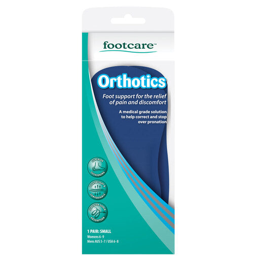 Footcare Orthotics Insoles Small 1 pair