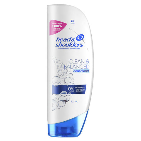 Head & Shoulders Clean & Balanced Anti Dandruff Conditioner 400 ml