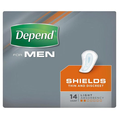 Depend Shields for Men Light 14 pack