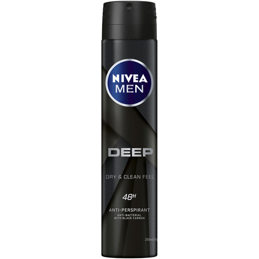 NIVEA Men Antiperspirant Aerosol Deodorant Deep 250 ml