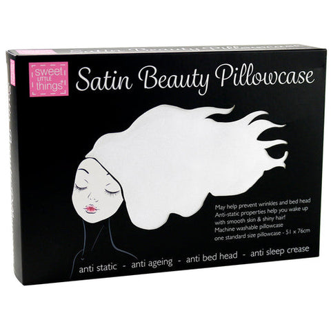 Sweet Little Things Satin Beauty Pillowcase White 1 ea