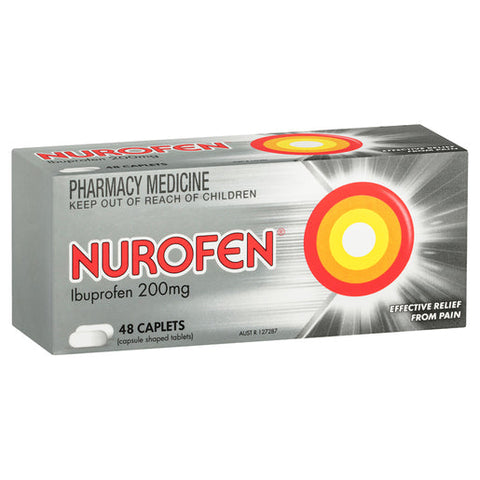 Nurofen Ibuprofen 200mg 48 caplets