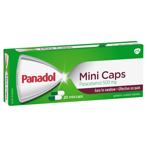 Panadol 500mg Mini Caps 20 pack