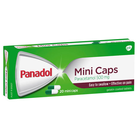 Panadol 500mg Mini Caps 20 pack