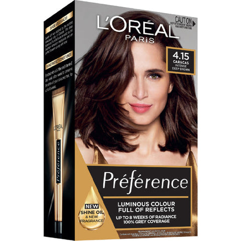 L'Oréal Paris Préférence 4.15 Caracas Intense Cool Deep Brown 1 pack