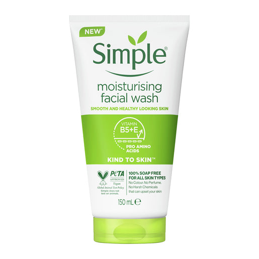 Simple Kind To Skin Moisturising Facial Wash 150 ml