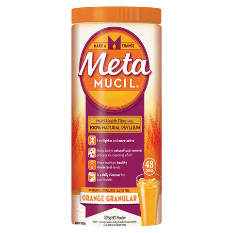 Metamucil Daily Fibre Supplement Orange Granular 48 Doses 528 g