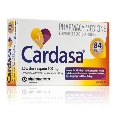 CARDASA 100MG 84 TABLETS