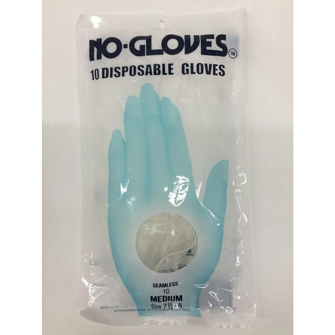 NO GLOVES VINYL MED 10PK
